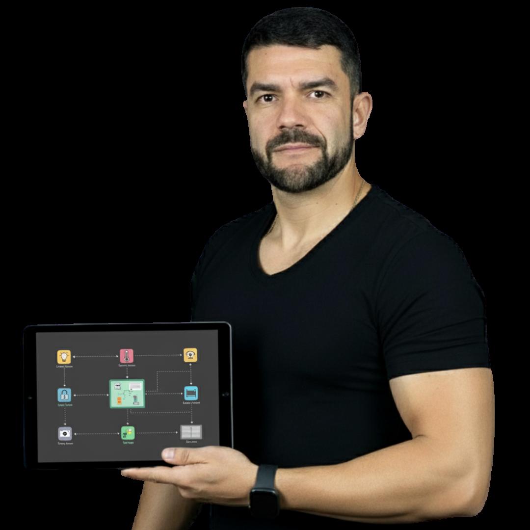 Adriano Leite, criador do Sua Primeira Automação Residencial