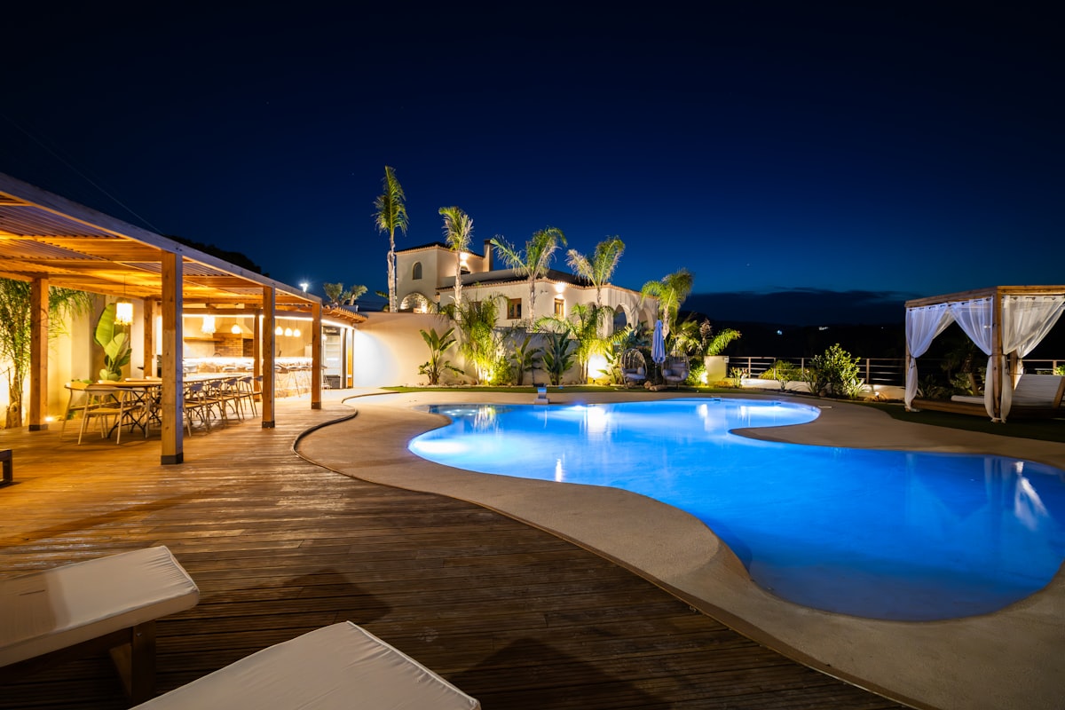 Piscina automatizada residencial